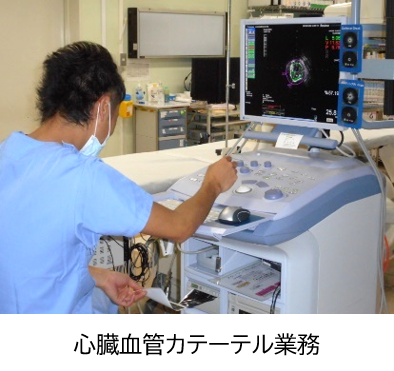 心臓血管カテーテル業務